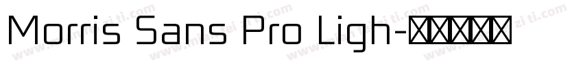 Morris Sans Pro Ligh字体转换